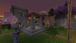 Aldea en Mineclonia